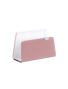 Vesta Home - Porta Tovaglioli Verticale Like Water·rosa Cipria Monosatinato·13 X 6 X 8,5 H Th. 5 Mm