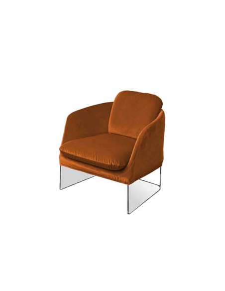 Vesta Home - Poltrona Casanova·arancione·70 X 70 X 77 H