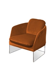 Vesta Home - Poltrona Casanova·arancione·70 X 70 X 77 H