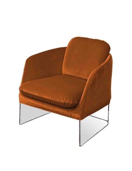 Vesta Home - Poltrona Casanova·arancione·70 X 70 X 77 H