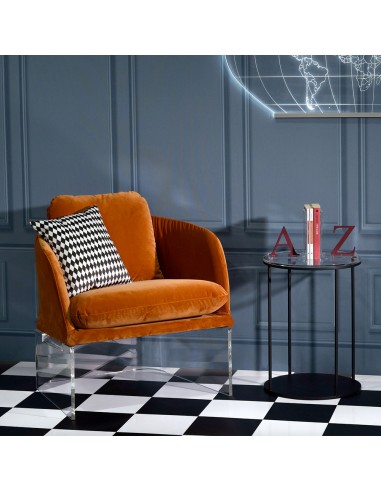 Vesta Home - Poltrona Casanova·arancione·70 X 70 X 77 H