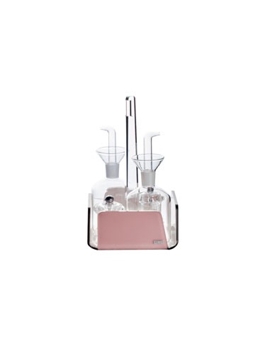 Vesta Home - Menage Cestino Like Water·rosa Cipria Monosatinato·14,5 X 14,5 X 23 H Th. 5 Mm