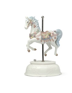 Hervit Royal Class - Carillon Cavallo Allegoria in Porcellana 29x38 cm