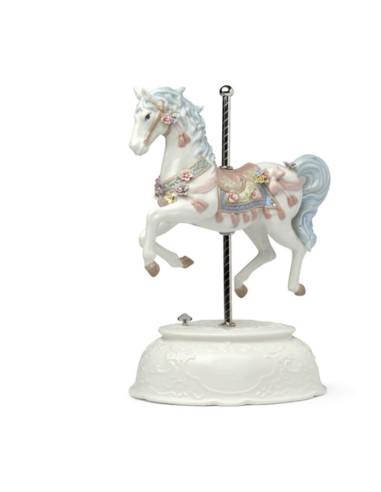 Hervit Royal Class - Carillon Cavallo Allegoria in Porcellana 29x38 cm
