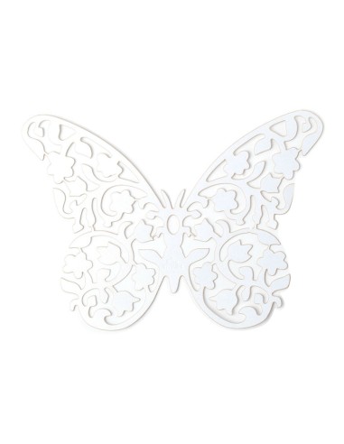 BUSTA 6 FARFALLE CARTA TRAFORATE 16X11CM