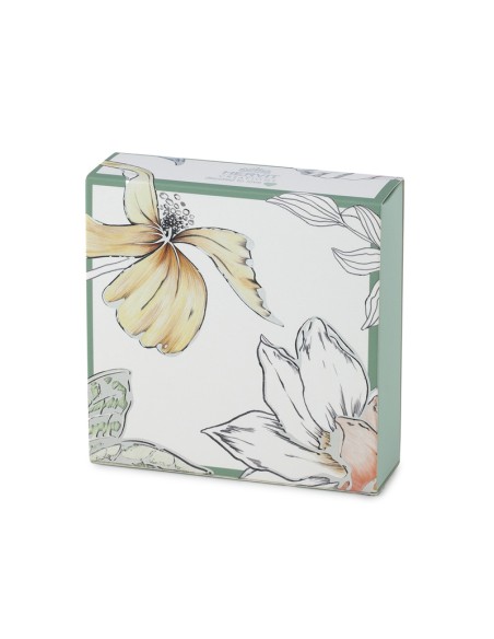 BOX CARTONCINO BLOOMS VERDE 10X10X3CM