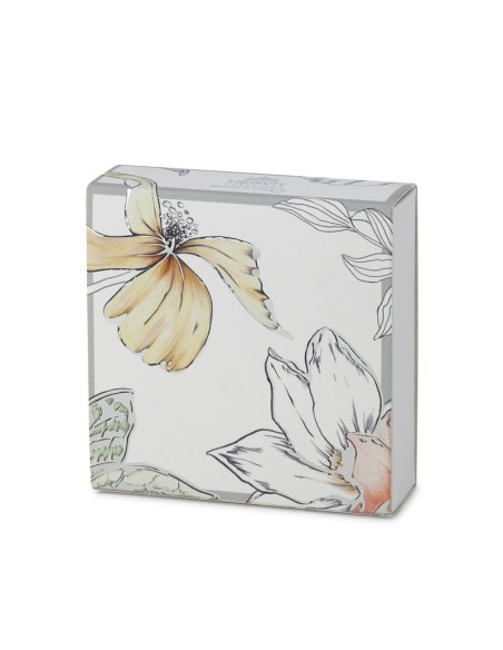 BOX CARTONCINO BLOOMS BIANCO 10X10X3CM