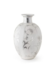 Vaso Anfora Resina Dia.42X65Cm(H) Bianco