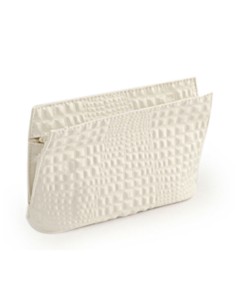 Trousse in ecopelle bianca