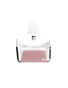 Vesta Home - Formaggera Tonda Like Water·rosa Cipria Monosatinato·10,5 X 10,5 X 10 H Th. 5 Mm 2