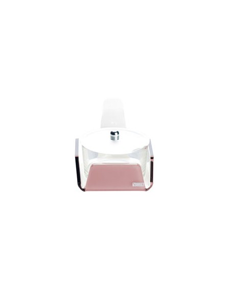 Vesta Home - Formaggera Tonda Like Water·rosa Cipria Monosatinato·10,5 X 10,5 X 10 H Th. 5 Mm