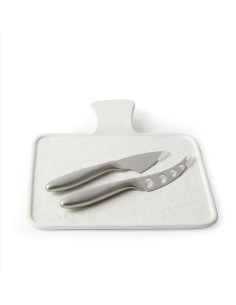 Set Tagliere in Porcellana Quadrato Lava 30X22Cm