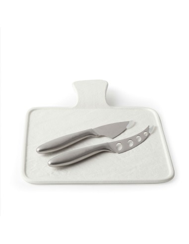 Set Tagliere in Porcellana Quadrato Lava 30X22Cm