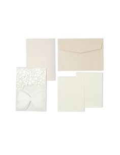 SET PARTECIPAZIONE TRAF.FIOCCO 18X13CM
