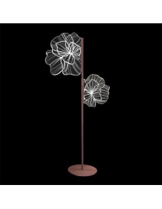 Vesta Home - Dafne Piantana·cognac·70,5 X 40 X 180 H Th. Base 20 Mm 2