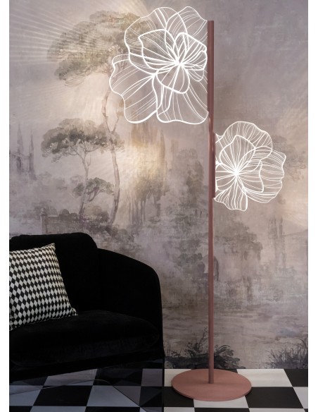 Vesta Home - Dafne Piantana·cognac·70,5 X 40 X 180 H Th. Base 20 Mm