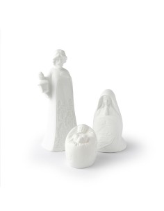 Set Nativita' Porcellana Bianca 3Pz.23Cm