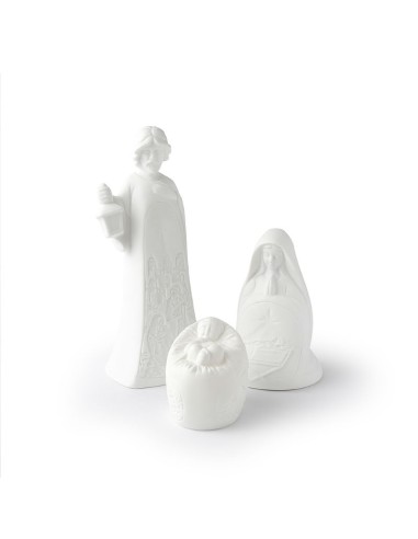 Set Nativita' Porcellana Bianca 3Pz.23Cm
