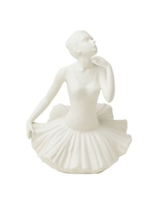 Hervit Royal Class - Ballerina White Porcellana Matt 27 cm