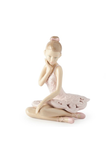 Hervit Royal Class - Ballerina Seduta in Porcellana Traf.12x15 cm