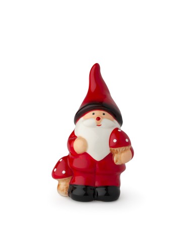 Babbo Natale Porcellana Rosso 9Cm