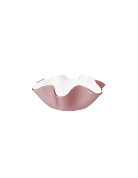 Vesta Home - Centrotavola Piccolo Soft·rosa Cipria Monosatinato·ø22 X 10 H Th. 5 Mm