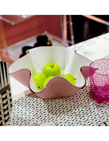 Vesta Home - Centrotavola Piccolo Soft·rosa Cipria Monosatinato·ø22 X 10 H Th. 5 Mm