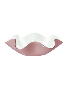 Vesta Home - Centrotavola Medio Soft·rosa Cipria Monosatinato·ø33 X 10 H Th. 5 Mm