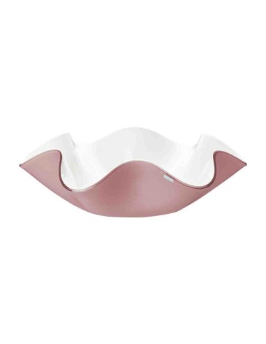 Vesta Home - Centrotavola Medio Soft·rosa Cipria Monosatinato·ø33 X 10 H Th. 5 Mm