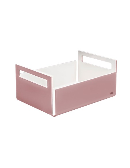 Vesta Home - Cassettina Like Water·rosa Cipria Monosatinato·29 X 21 X 13 H Th. 5 Mm