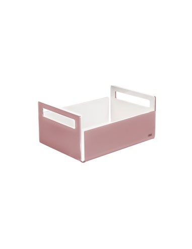 Vesta Home - Cassettina Like Water·rosa Cipria Monosatinato·29 X 21 X 13 H Th. 5 Mm