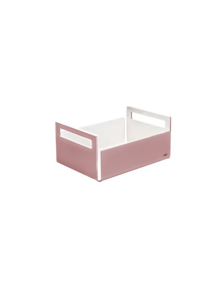 Vesta Home - Cassettina Like Water·rosa Cipria Monosatinato·29 X 21 X 13 H Th. 5 Mm