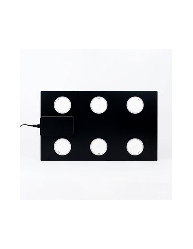 Vesta Home - Multibase di Ricarica Wireless Lampada Mush/atena·nero·50 X 30