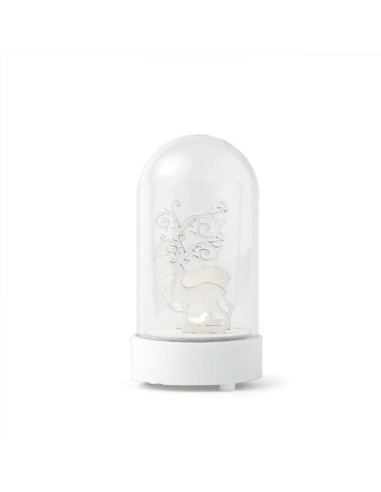 Cervi Legno Globo Vetro 9Cm C/Luce