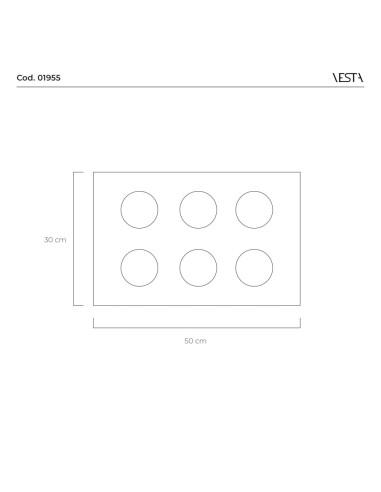 Vesta Home - Multibase di Ricarica Wireless Lampada Mush/atena·nero·50 X 30