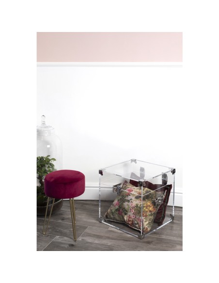 Vesta Home - Baule Houdini Mini·trasparente·40 X 40 X 40 H Th. 10 Mm