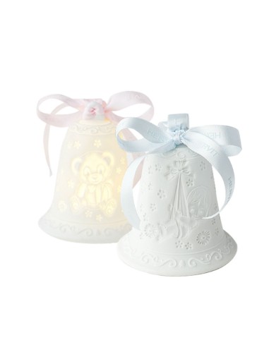 Campana Porc.Bianca Bisquit Baby 9Cm