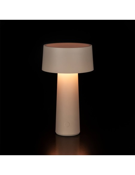 Vesta Home - Lampada da Tavolo Wireless Mush·tortora·ø14 X 26 H
