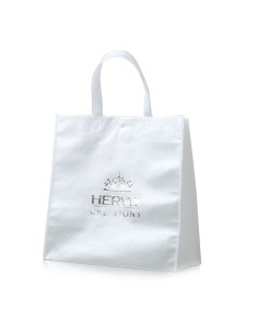 BORSA PVC BIANCA HERVIT 40+19X40CM(H)