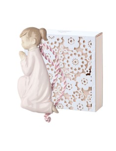 Hervit Royal Class - Bimba Preghiera Porcellana Rosa App.10 cm