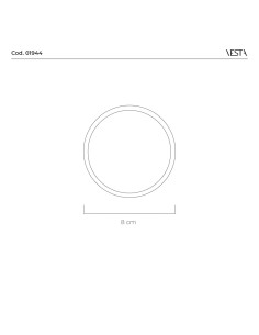 Vesta Home - Base Wireless Lampada Mush/atena·bianco·ø8 2