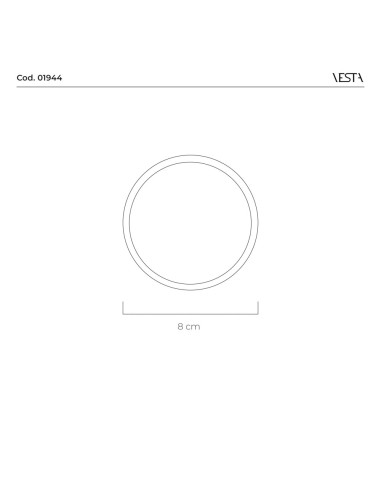 Vesta Home - Base Wireless Lampada Mush/atena·bianco·ø8