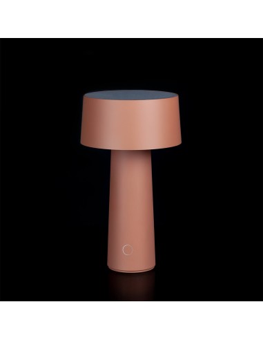 Vesta Home - Lampada da Tavolo Wireless Mush·rosa Cipria·ø14 X 26 H