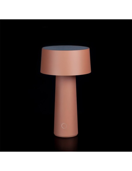 Vesta Home - Lampada da Tavolo Wireless Mush·rosa Cipria·ø14 X 26 H