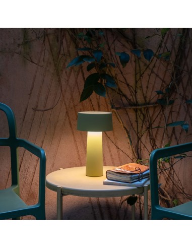 Vesta Home - Lampada da Tavolo Wireless Mush·verde·ø14 X 26 H