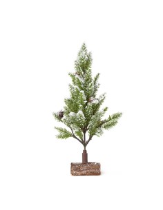 Alberino Sintetico Verde Nevicato 35Cm