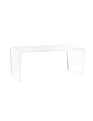 Vesta Home - Tavolino Rettangolare Crystal·trasparente·83 X 50 X 36,5 H Th. 15 Mm
