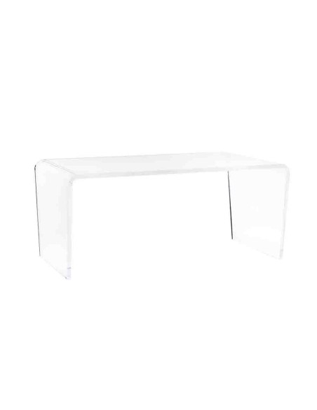 Vesta Home - Tavolino Rettangolare Crystal·trasparente·83 X 50 X 36,5 H Th. 15 Mm