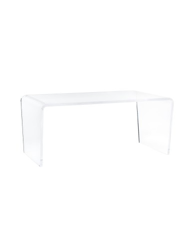 Vesta Home - Tavolino Rettangolare Crystal·trasparente·83 X 50 X 36,5 H Th. 15 Mm