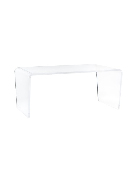 Vesta Home - Tavolino Rettangolare Crystal·trasparente·83 X 50 X 36,5 H Th. 15 Mm